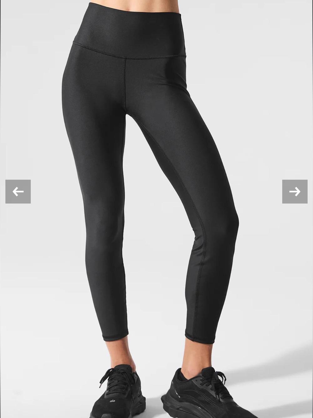 Alo Women’s High Waist Black Leggings Size Large